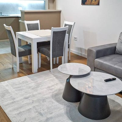 Аренда светлой 2-комнатной квартиры, 46 м², ЖК Блок А, Новый Белград, Сербия